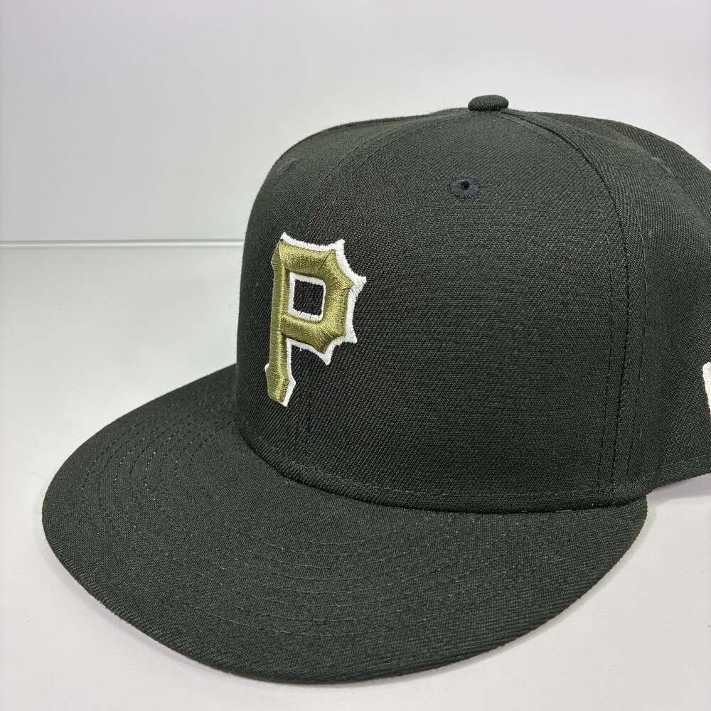 New Era Pittsburgh Pirates Three Rivers Stadium 59FIFTY Fitted Hat Size 8